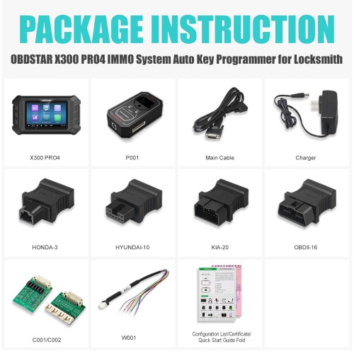 OBSDTAR X300 PRO4 Key Master 5 Car Key Programmer New Update For Toyota Volvo Peugeot&Citroen&DS IMMO