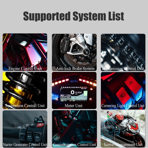 OBDSTAR MS50 Tablet for Motorcycle/ Snowmobile/ ATV/ UTV Support most of the Asian and European models
