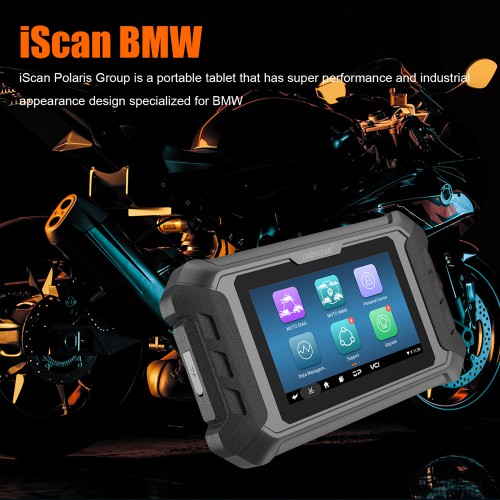 OBDSTAR iScan BMW Motorcycle Diagnose and Key Programming Tool Support Multi-Language