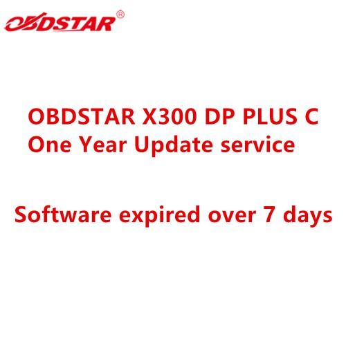 One year update service for X300 DP PLUS ( SN update expired 7 days)