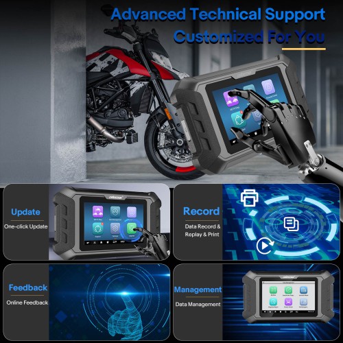 [UK/EU Ship] OBDSTAR iScan DUCATI Motorcycle Diagnose and Key programming intelligent Motorcycle Diagnostic Equipment with free M041 Cable Adapter