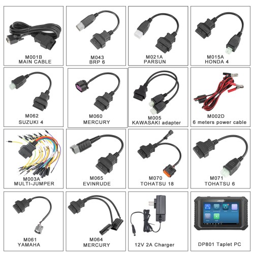 OBDSTAR MarineMaster Diagnostic Tool A + B Configuration for Jet Ski, Outboard 2 Years Free Update