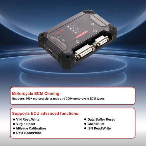 OBDSTAR ECU MASTER B Configuration Motorcycle ECM