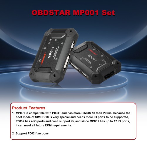 New OBDSTAR MP001 Set (MP001 Programmer+C4-01 Host + C4-02 Host + Jumper Wires + W004/W005/ECU Bench Jumper) work with DC706/X300 Classic G3/MK70/P50