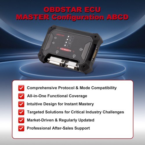 New Relesaed OBDSTAR ECU Master ECU Flasher A + B + C+ D Full Configuration PC-based Supports Passenger Car, EV, Motorcycle, HD (ECM/TCM/BCM) clone