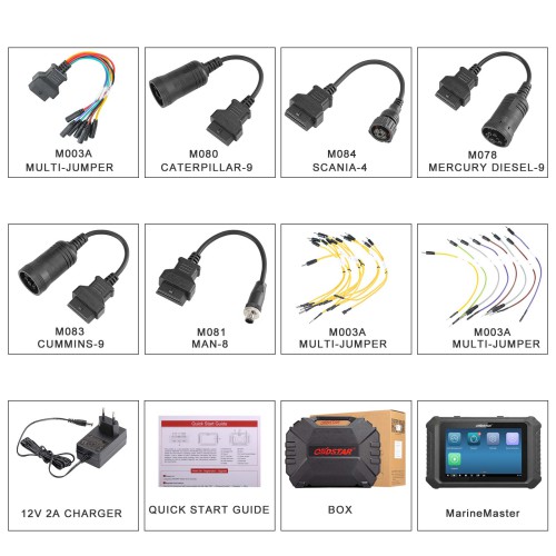 OBDSTAR MarineMaster Diagnostic Tool C+D Configuration for Inboard, Generator 2 Years Free Update