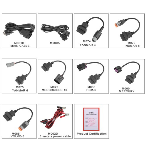 OBDSTAR MarineMaster Diagnostic Tool C+D Configuration for Inboard, Generator 2 Years Free Update