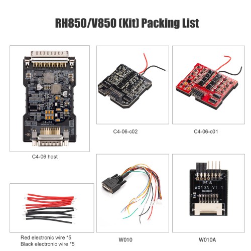 [Bundle Kit] OBDSTAR ECU MASTER A Configuration + MQB All Key Lost RH850/V850 Adapter Kit