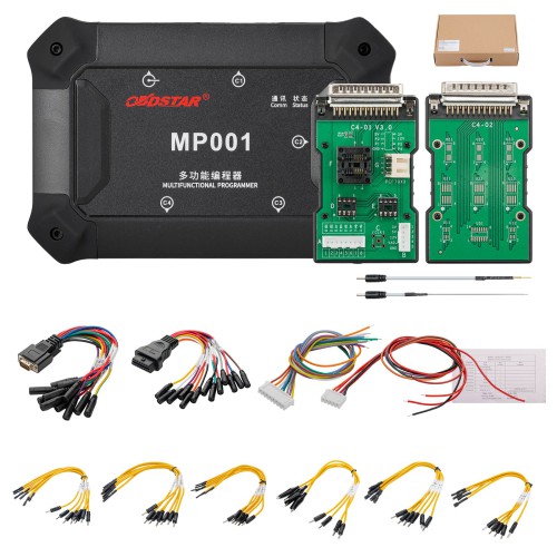New OBDSTAR MP001 Set (MP001 Programmer+C4-01 Host + C4-02 Host + Jumper Wires + W004/W005/ECU Bench Jumper) work with DC706/X300 Classic G3/MK70/P50