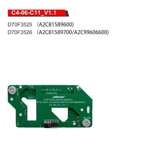 OBDSTAR Solderfree MQB(5A)V850 Adapter Kit Work with MQB All Key Lost RH850/V850 Kit