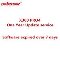 One year Update for X300 PRO4 ( SN Expire over 7 days)