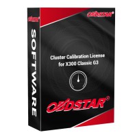 [Subscription] X300 Classic G3 Activate Cluster Calibration Mileage Correction License