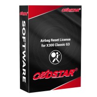 [Subscription] X300 Classic G3 Activate Airbag Reset License
