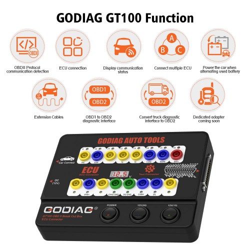 [UK/EU Ship] GODIAG GT100 Breakout Box ECU Tool with BMW CAS4 CAS4+ and FEM/BDC Test Platform Full Package
