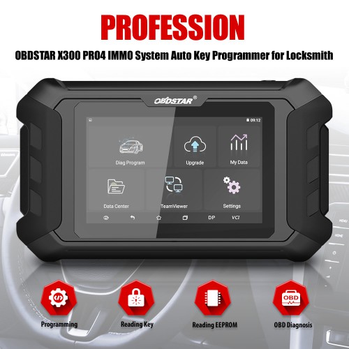 OBDSTAR X300 PRO4 Auto Key Programmer with MOTO IMMO Kits Motorcycle Full Adapters Configuration 1